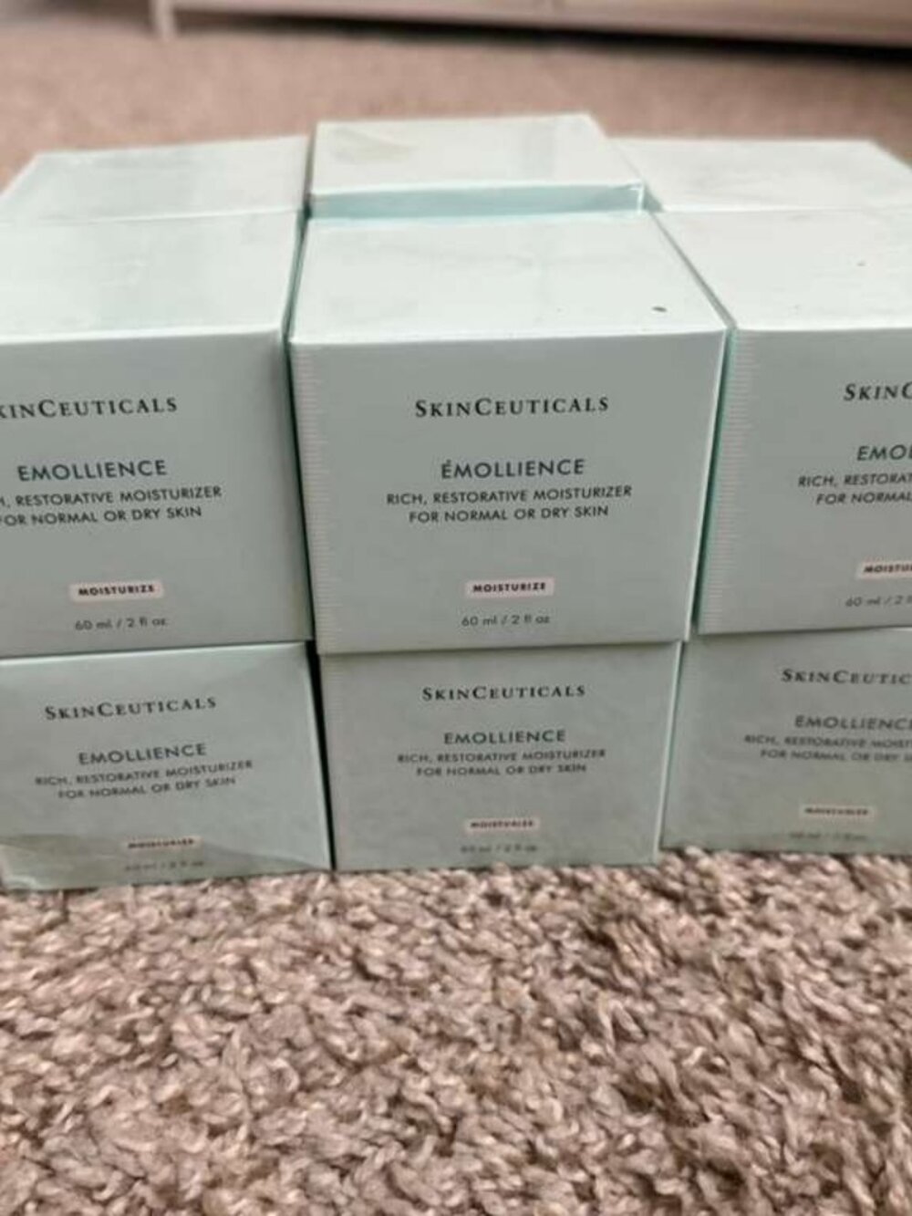 2 pack SkinCeuticals Emollience Moisturizer 60ml / 2 fl oz Free Shipping New box - Picture 3 of 3